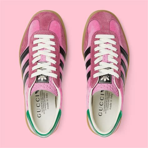 adidas x gucci pink gazelle|pink velvet Gucci X gazelle.